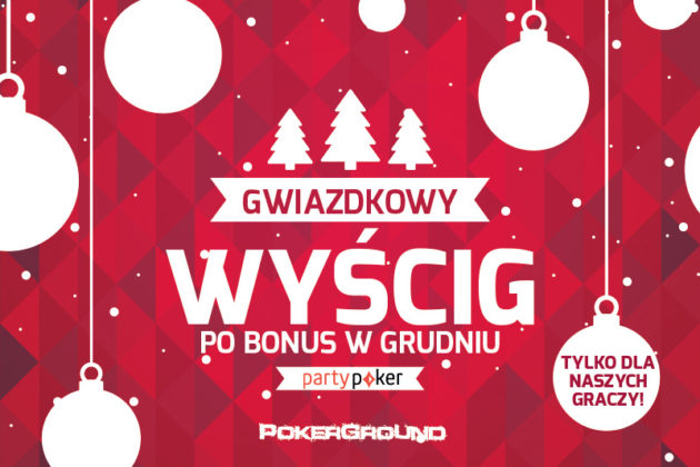 „Gwiazdkowy wyścig po bonus” przez cały grudzień na PartyPoker!