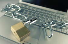 Laptop-padlock