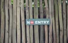 no entry