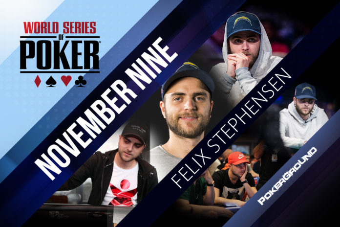 Felix Stephensen November Nine WSOP Main Event