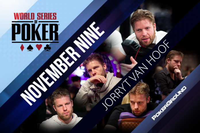 Jorryt Van Hoof November Nine Main Event WSOP