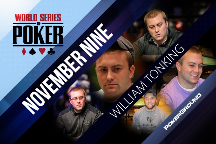 William Tonking WSOP Main Event