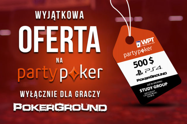 Wyjątkowa oferta na PartyPoker, wyłącznie dla graczy PokerGround!