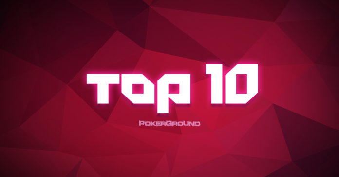 TOP 10 wyników z tygodnia - Poker Stars, 888 poker, FTP, Party