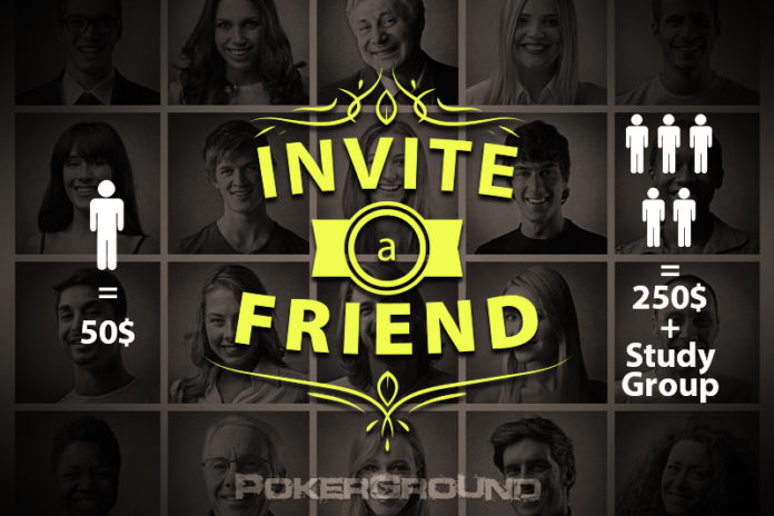 Invite a friend - poker promo Invite a friend - poker promo