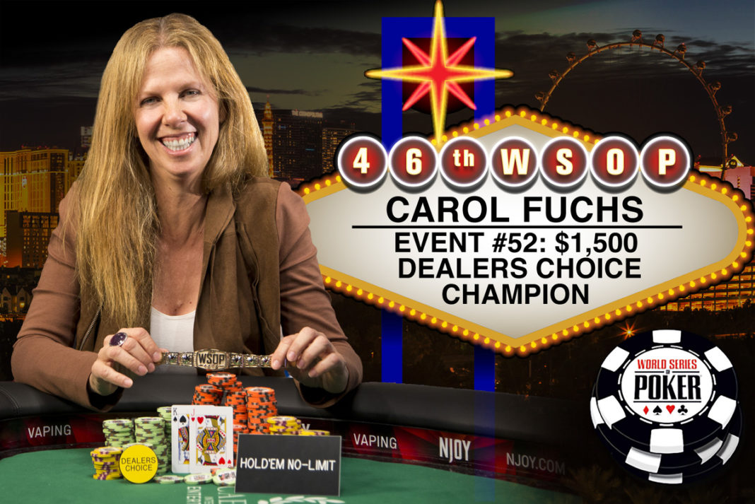 Carol Fuchs jako pierwsza kobieta wygrywa bransoletkę WSOP 2015