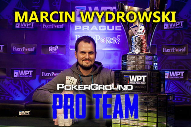 Marcin Wydrowski trzecim graczem PokerGround Pro Team!