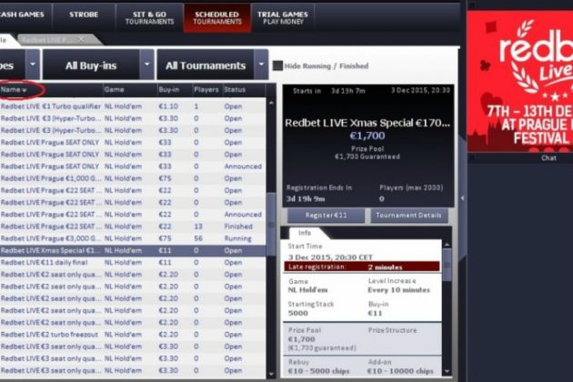 Redbet LIVE Praga – ostatnie satelity! Konkurs z darmowymi biletami w newsie!