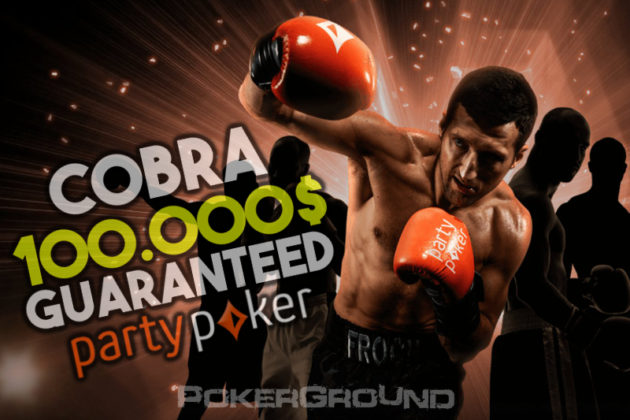 The Cobra, turniej na PartyPoker z GTD. $100.000 i potężnymi bounty po $2000 za głowę, nd. godz. 19:00