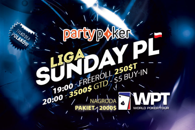 Już w niedzielę, 14 lutego startuje druga edycja ligi SundayPL z pakietem WPT za $2000 do wygrania!
