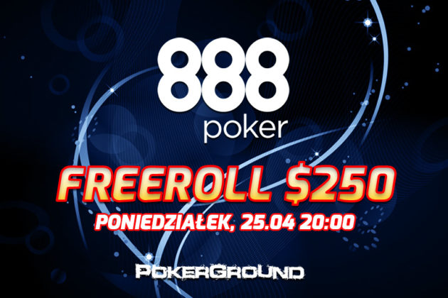 20:00 – przypominamy o dzisiejszym freerollu na 888poker ($250 dodane)