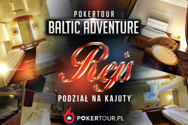 Rozmieszczenie osób w kajutach na PokerTour Baltic Adventure