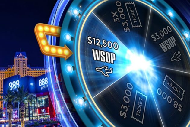Zakręć kołem Vegas Roller na 888poker i wyjedź na festiwal WSOP