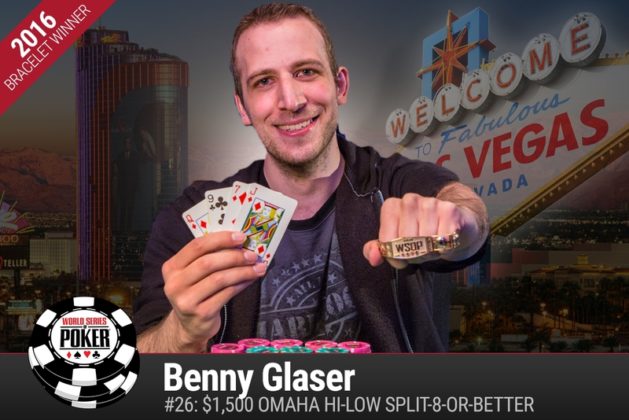 WSOP: Benny Glaser wygrywa turniej Omaha 8-Or-Better