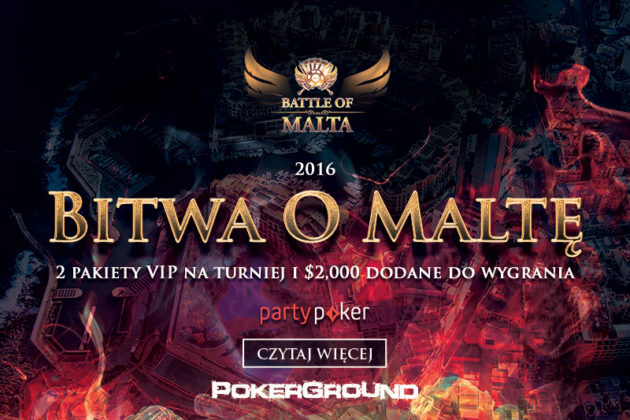 20:00 – Polish Sunday Battle of Malta – mega freeroll na PartyPoker