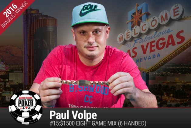 Paul Volpe zwycięża event mieszany WSOP za 1500$