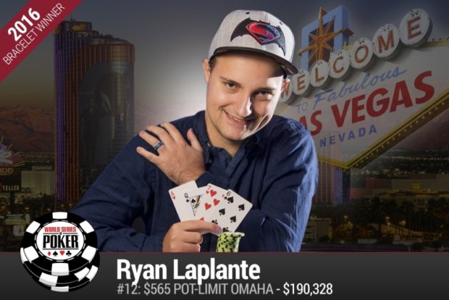 WSOP 2016: Ryan Laplante wygrywa event za 565$ Pot-Limit Omaha