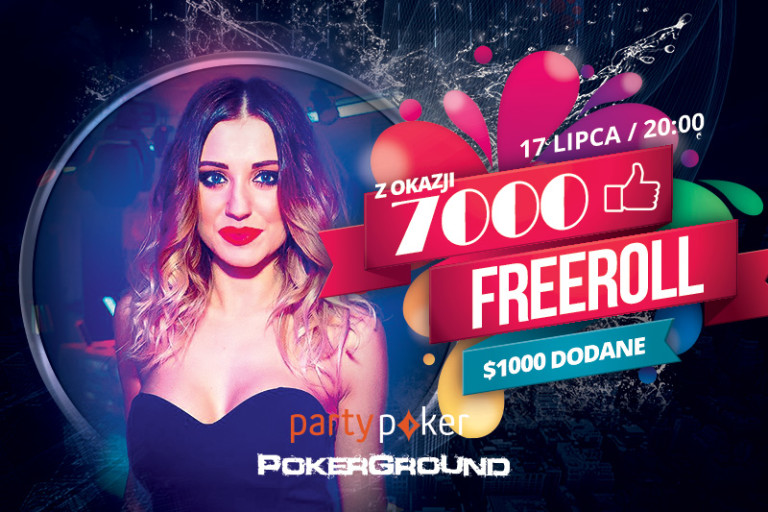 17 lipca „PG 7K Fans on Facebook: $1.000 dodane” na PartyPoker. Darmowa kasa czeka!