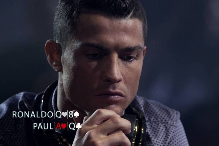Pojedynek w Pokerstars: Christiano Ronaldo kontra Aaron Paul
