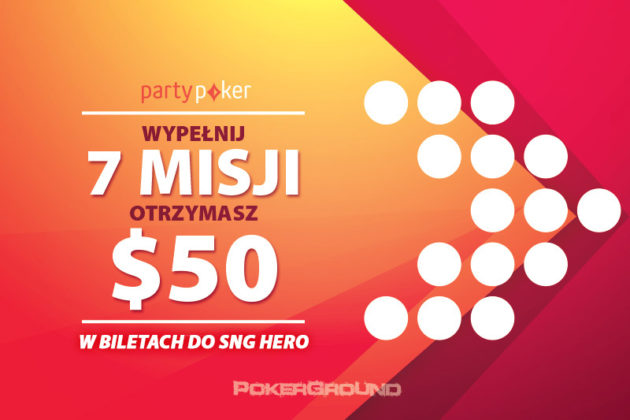 Wypełnij misje SNG Hero i zgarnij $50 w biletach turniejowych na PartyPoker