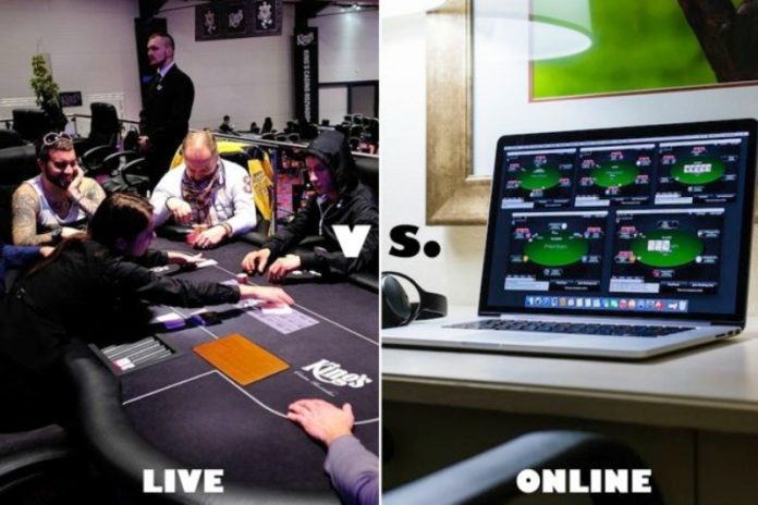 live vs online