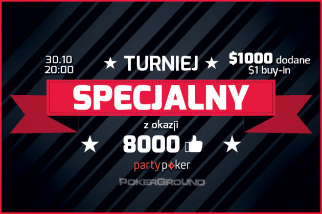MEGA TURNIEJ PokerGround na PartyPoker – 1.000$ dodanych do puli!
