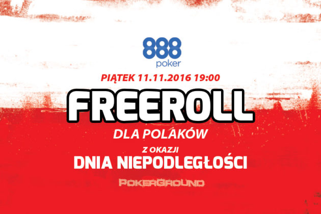 19:00 – Specjalny Darmowy turniej z okazji Dnia Niepodległości na 888poker