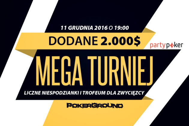 Już dzisiaj – MEGA turniej specjalny z 2.000$ dodanymi do puli, specjalnie dla Was!