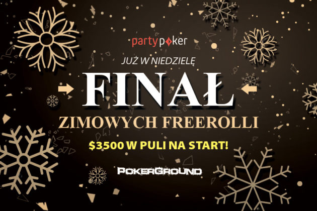 Od 18:00 Polish Winter Magic Freeroll (satelita), od 20:00 FINAŁ z 3500$ gtd.