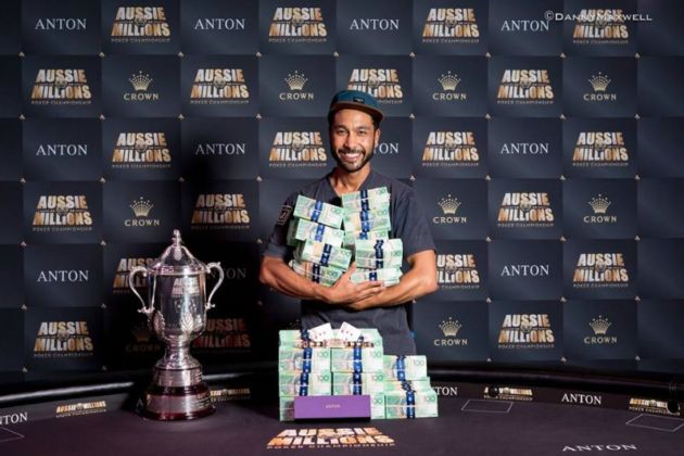 Aussie Millions: Shurane Vijayaram triumfatorem Main Eventu