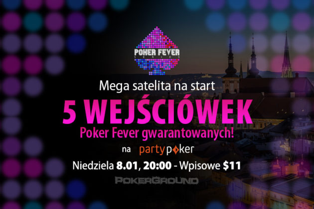 MEGA satelita do ME Poker Fever Series – aż 5 wejściówek gwarantowanych na PartyPoker