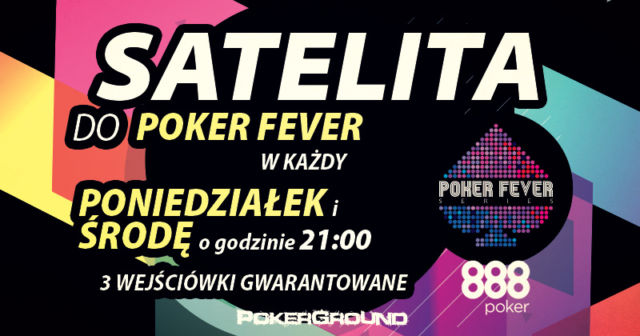 Poker Fever Series: w dzisiejszej satelicie na 888 gwarantowane są trzy wejściówki!