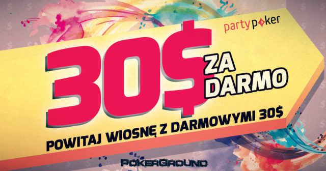 Darmowe 30$ od PokerGround na powitanie wiosny – TYLKO do końca marca!