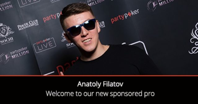 Anatoly Filatov dołącza do teamu PartyPoker!