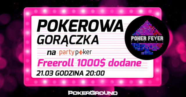 DARMOWY turniej z okazji Poker Fever z 1.000$ dodanym już we wtorek!