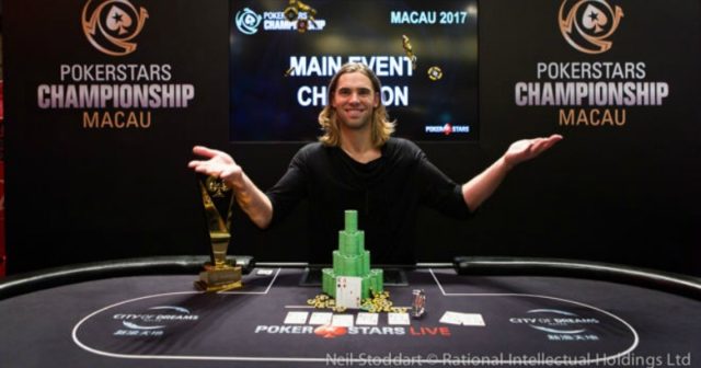Elliot Smith triumfatorem Main Eventu PokerStars Championship Makau