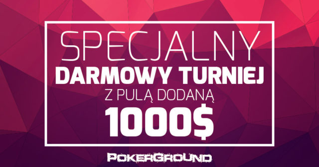 DARMOWY Turniej Specjalny z 1.000$ dodanym do puli nagród!