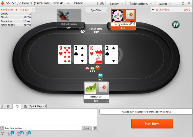 PartyPoker HERO 50$