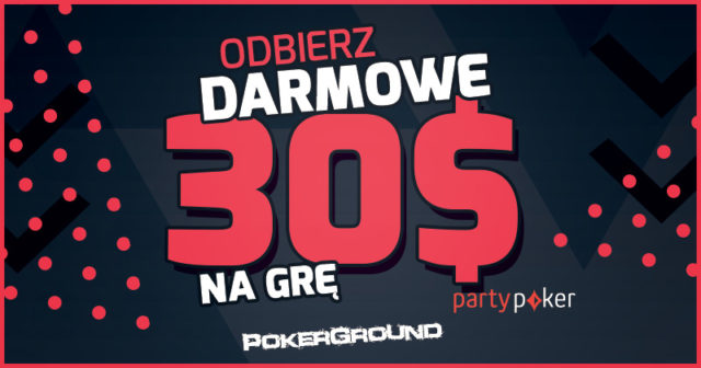 DARMOWE 30$ od PokerGround – tylko do 30 lipca!