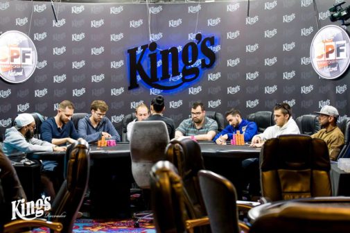 Stół finałowy Opening Eventu - Spanish Poker Festival