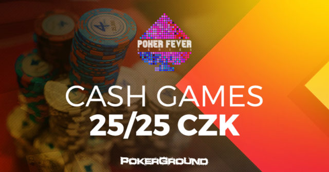 Poker Fever Cash Games w trakcie PF CUP i PFS: wprowadzono limit 25/25 CZK!