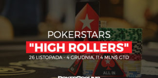 Seria „High Rollers” z 11,4 mln$ gtd już w listopadzie na PokerStars PokerStars "High Rollers"