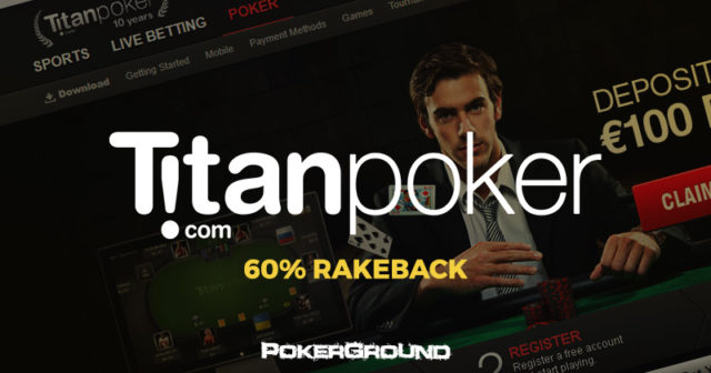 Titan Poker – 60% rakebacku dla graczy PokerGround
