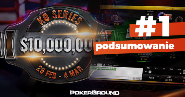 KO Series – tytuł mistrzowski i ponad 62.000$ dla Polaka!
