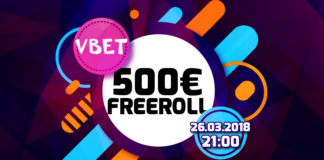 Vbet wita czytelników PG! Zagrajcie w DARMOWYM turnieju z pulą 500€! 500€ Freeroll dla czytelników PokerGround