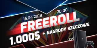 Kwietniowy MEGA Freeroll – PlayStation 4 i inne nagrody + gotówka do zgarnięcia! MEGA Freeroll kwiecień