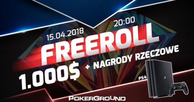 Kwietniowy MEGA Freeroll – PlayStation 4 i inne nagrody + gotówka do zgarnięcia!