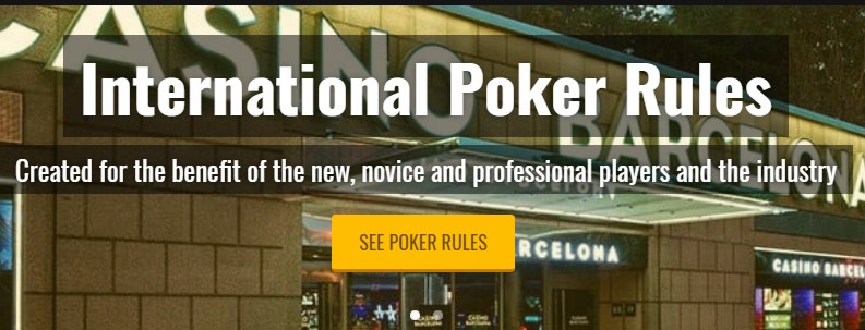 International Poker Rules (IPR)