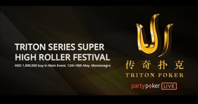 PartyPoker LIVE sponsorem Triton Super High Roller Series!