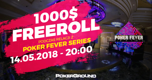 1.000$ dodane w DARMOWYM turnieju Poker Fever Series!